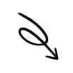 Arrow-left-down illustration
