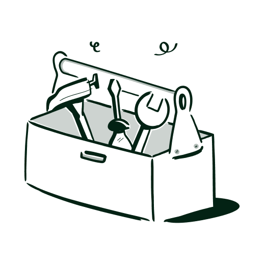 Illustration of toolbox