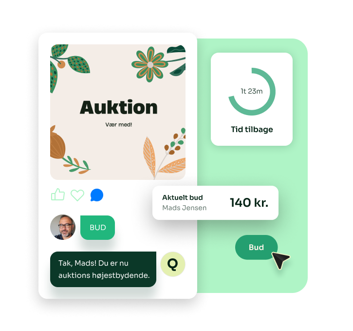 Brug gamification med en Facebook auktion hvor kunder byder i kommentarerne og få mere synlighed og engagement uden annoncekroner