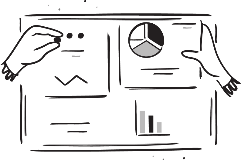 Image of sketched Dashboard